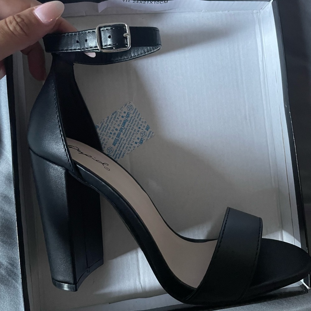 Black heels